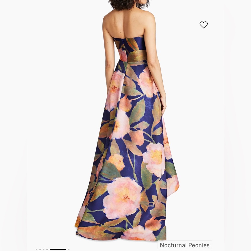 Theia Emilia Strapless Mikado Gown. Size 2 - Picture 3 of 6